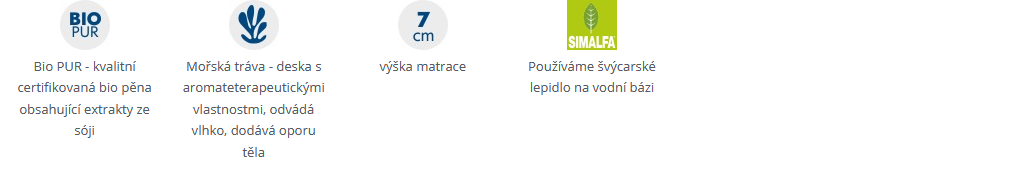 MPO Matrace Baby Natural