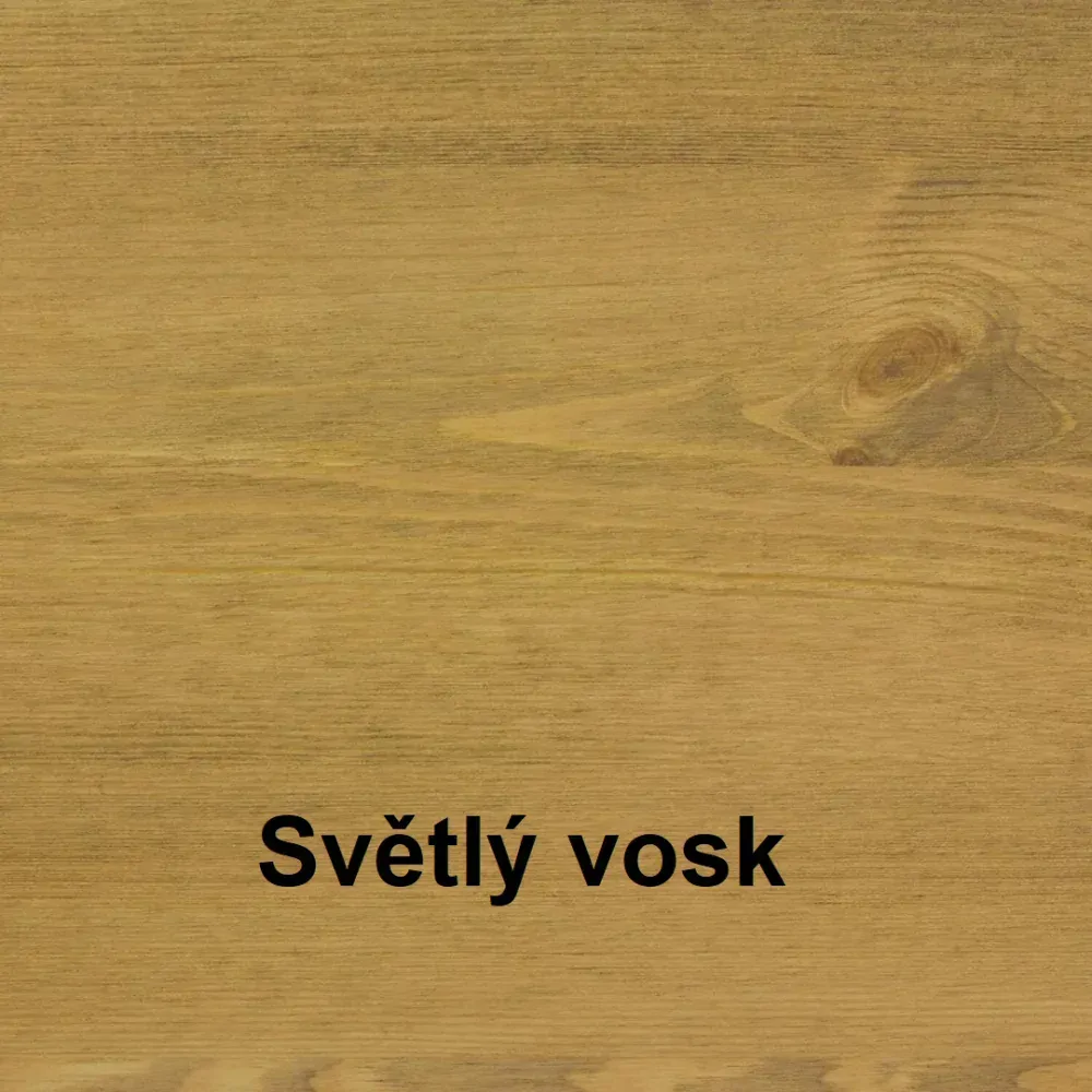 Drewmax KW702 dřevěná vitrína masiv borovice rustikal