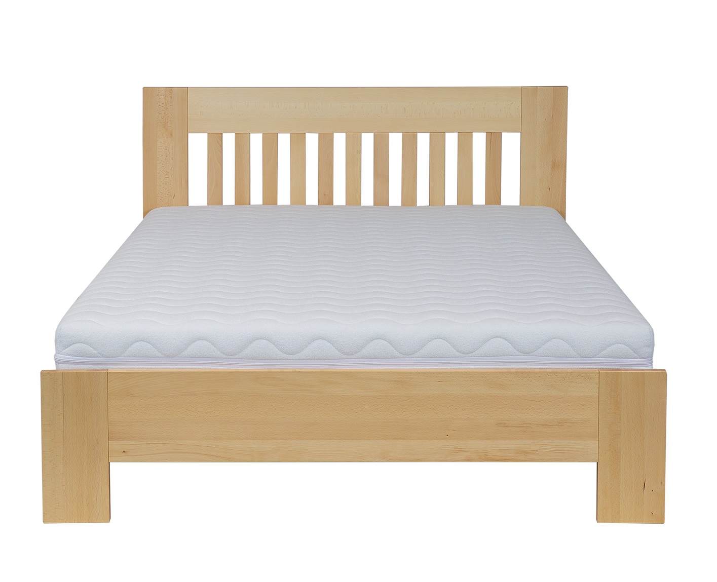 Drewmax LK186 90x200 cm dřevěná postel masiv buk jednolůžko