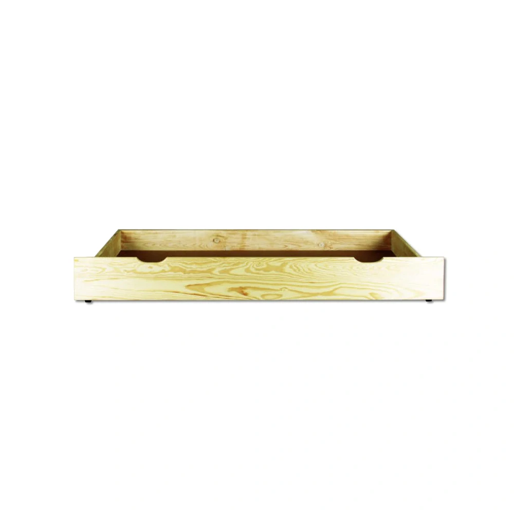 Drewmax LK158 - 195 cm dřevěný box pod postel postel masiv jednolůžko