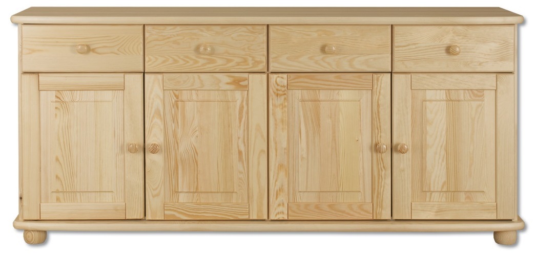 Drewmax KD141 dřevěná komoda masiv borovice