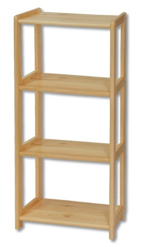 Drewmax RG124 dřevěný regál masiv borovice 