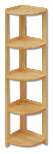 Drewmax RG133 dřevěný regál masiv borovice 