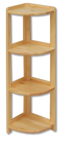 Drewmax RG134 dřevěný regál masiv borovice 