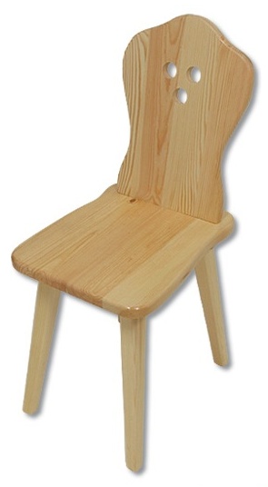 Drewmax KT110 dřevěná židle masiv borovice
