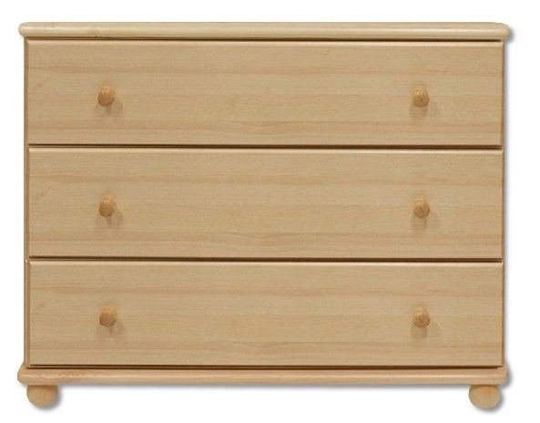 Drewmax KD105 dřevěná komoda masiv borovice