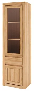 Drewmax KW401 dřevěná vitrína prosklená masiv buk 