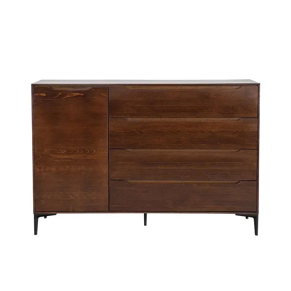 Drewmax KD423 dřevěná komoda masiv buk 