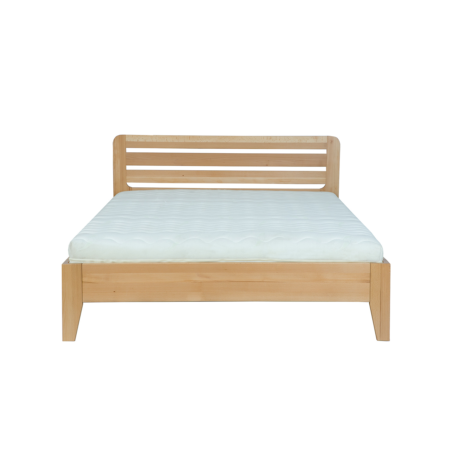 Drewmax LK189 90x200 cm dřevěná postel masiv buk jednolůžko