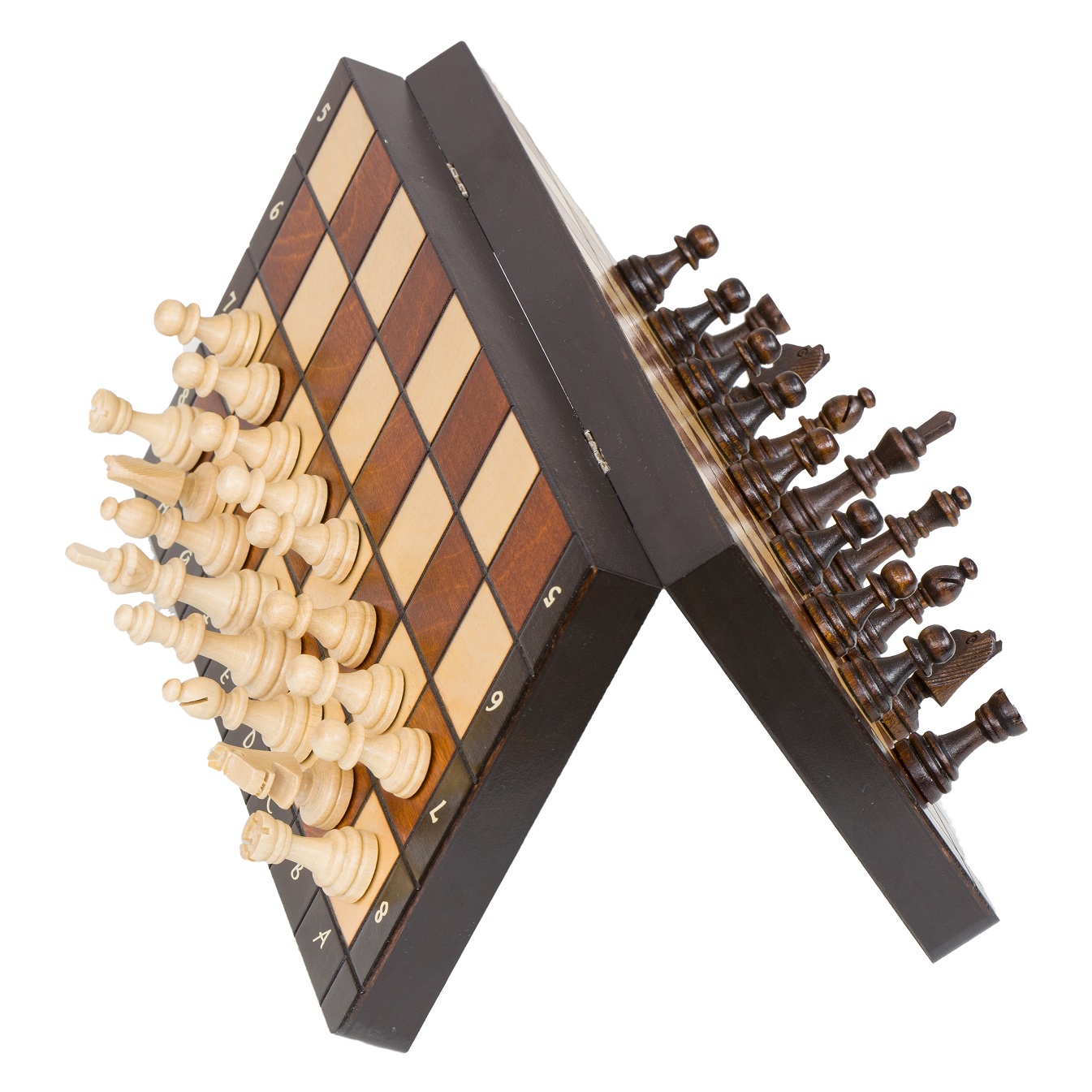 Drewmax GD375 dřevěné magnetické šachy