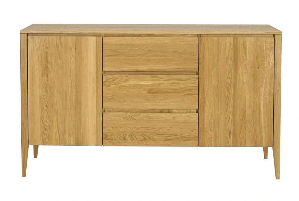 Drewmax KD330 dřevěná komoda masiv dub