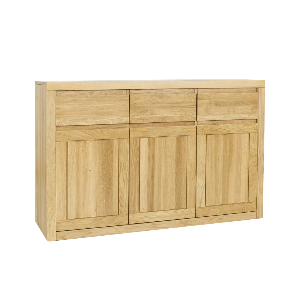 Drewmax KD302 dřevěná komoda masiv dub