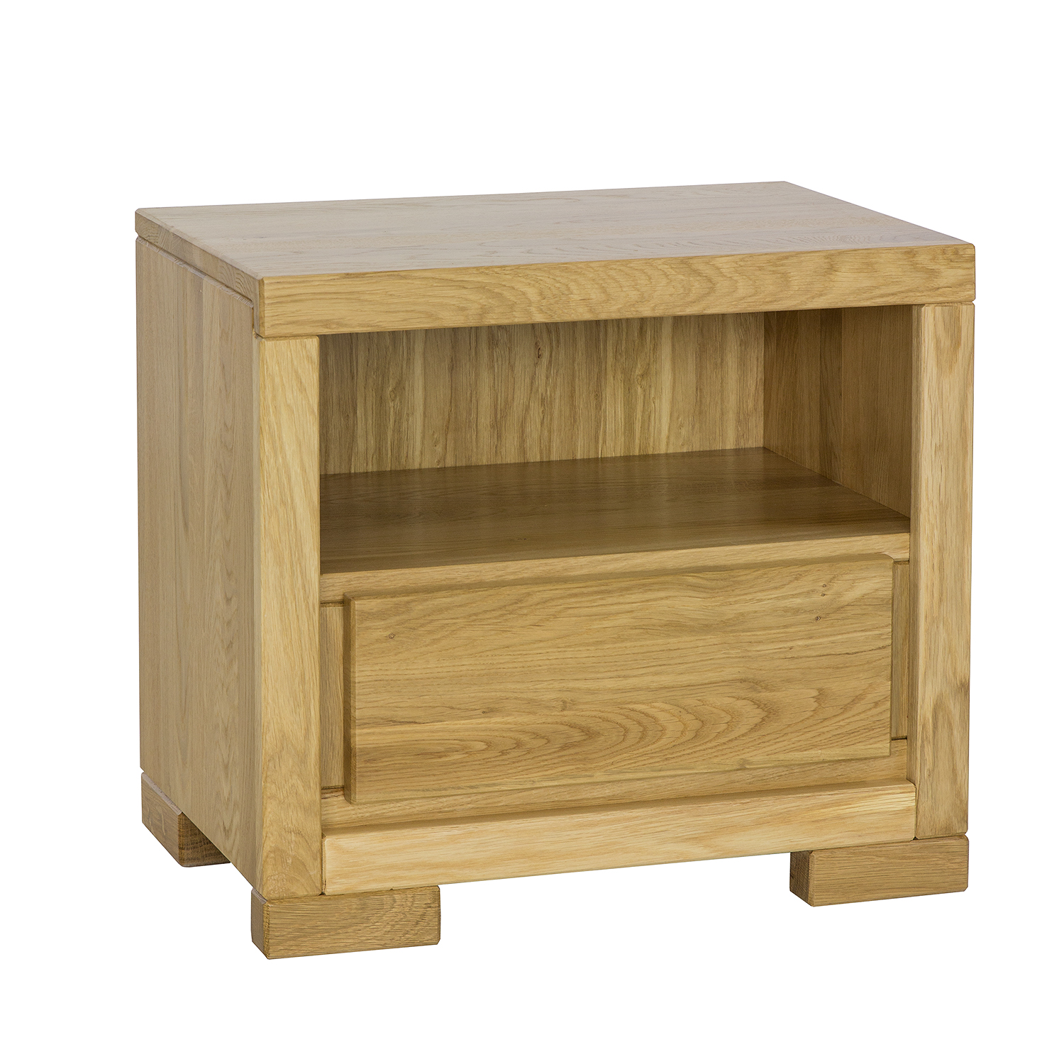 Drewmax SN210 noční stolek masiv dub