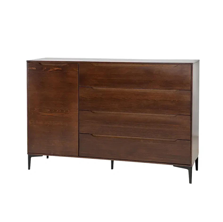 Drewmax KD423 dřevěná komoda masiv buk 