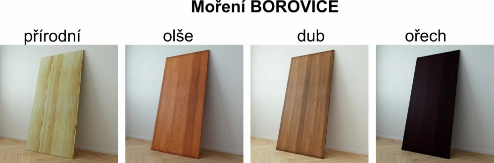 Drewmax KW127 dřevěný kredenc masiv borovice