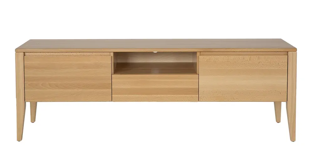 Drewmax RV435 dřevěný televizní stolek masiv buk 