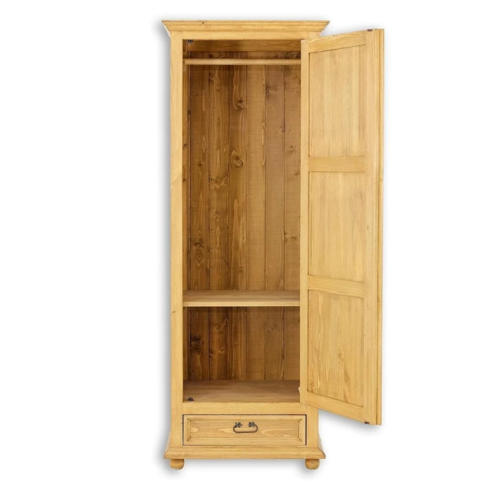 Drewmax SF800 skříň šatní masiv borovice rustikal