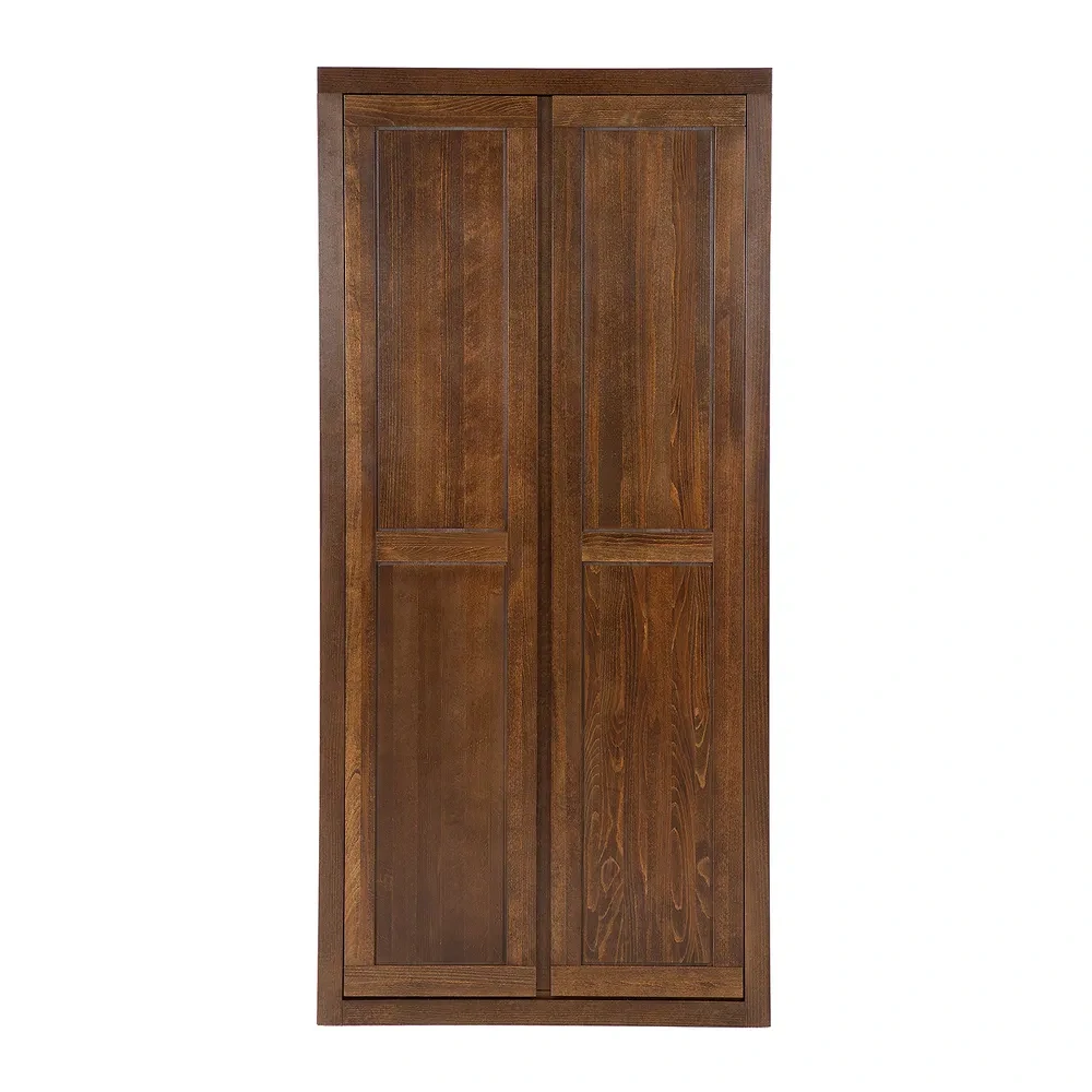 Drewmax SF402 skříň šatní masiv buk - s policemi