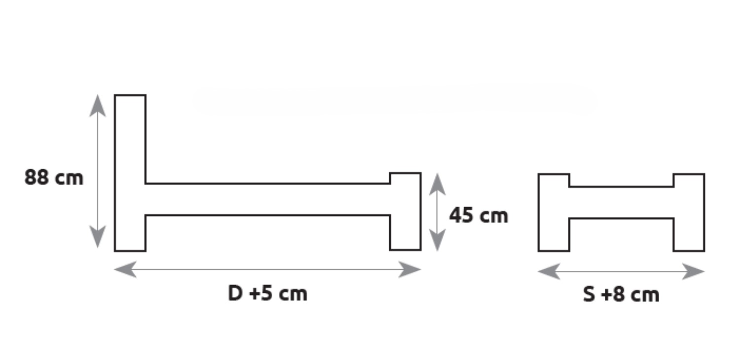 Drewmax LK102 - Dřevěná postel masiv dvojlůžko 140 cm