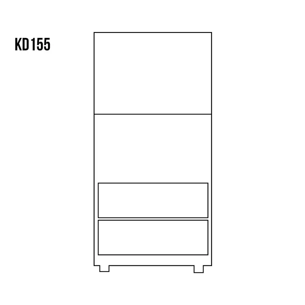 Drewmax KD155 dřevěná komoda masiv borovice