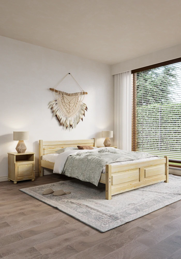 Drewmax KD103 dřevěná komoda masiv skladem OŘECH 1ks