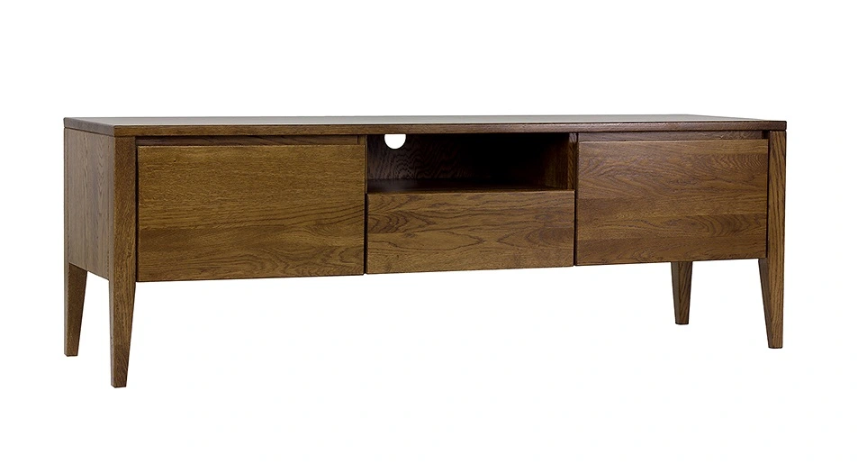 Drewmax RV335 dřevěný televizní stolek masiv dub