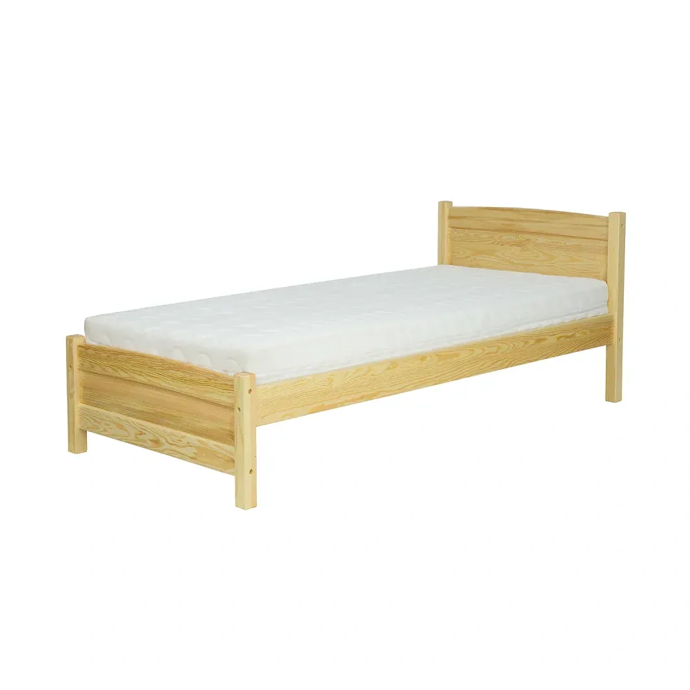 Drewmax LK104 90x200 cm - Dřevěná postel masiv jednolůžko