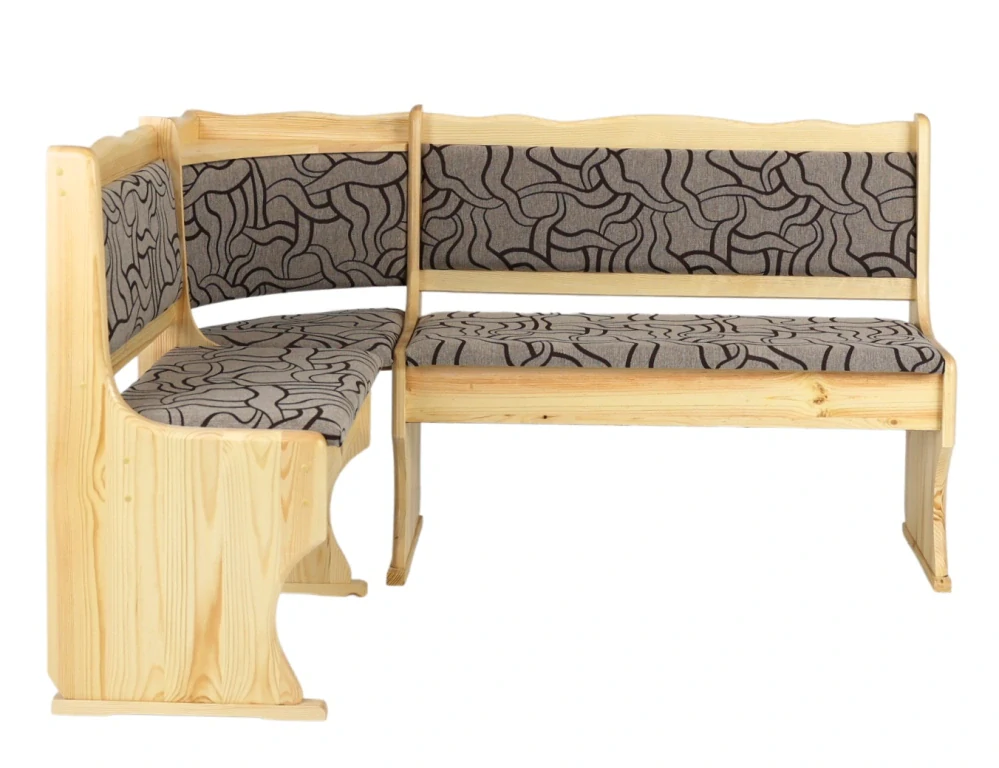 Drewmax NR111 dřevěná rohová lavice masiv borovice