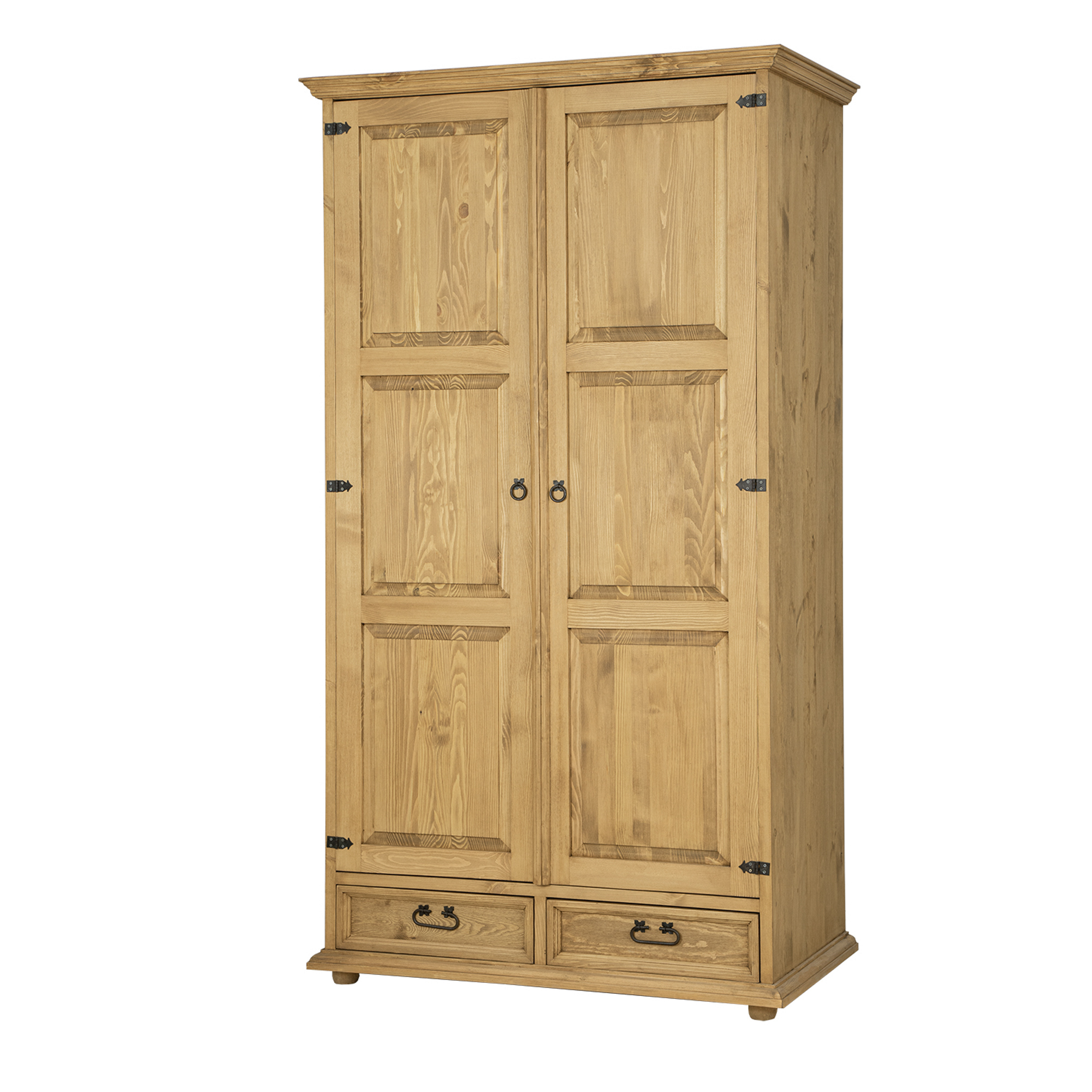 Drewmax SF701 skříň šatní masiv borovice rustikal