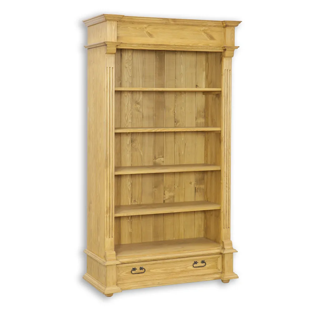 Drewmax RG705 regálová skříň masiv borovice rustikal