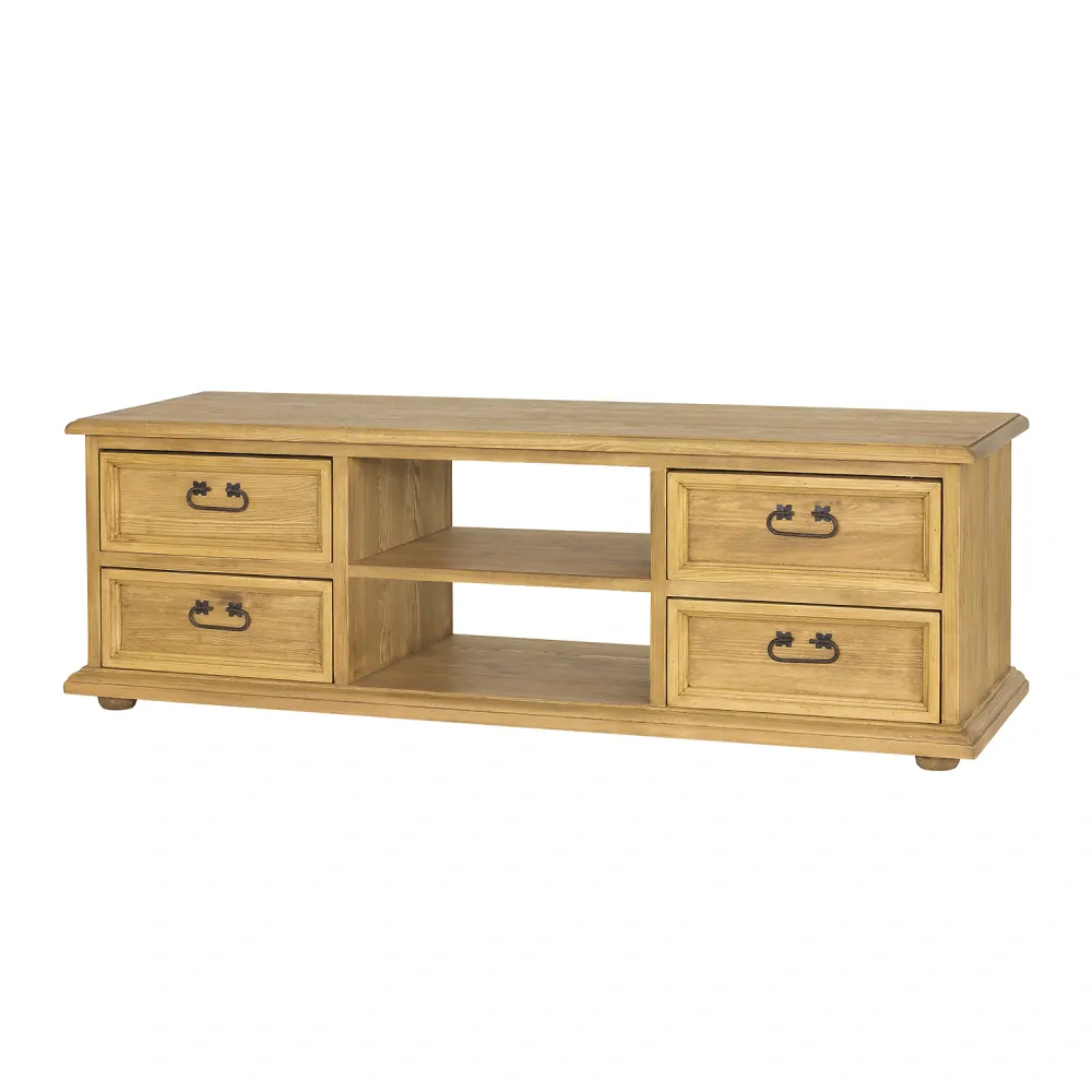 Drewmax RV702 televizní stolek masiv borovice rustikal