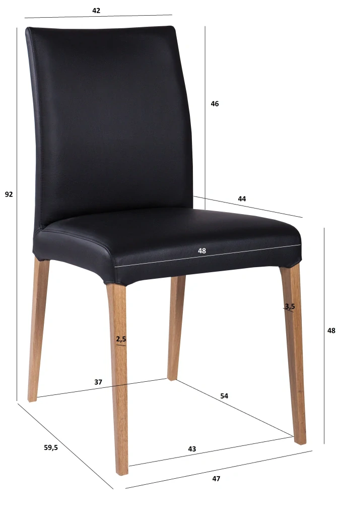 Drewmax KT194 dřevěná židle masiv buk