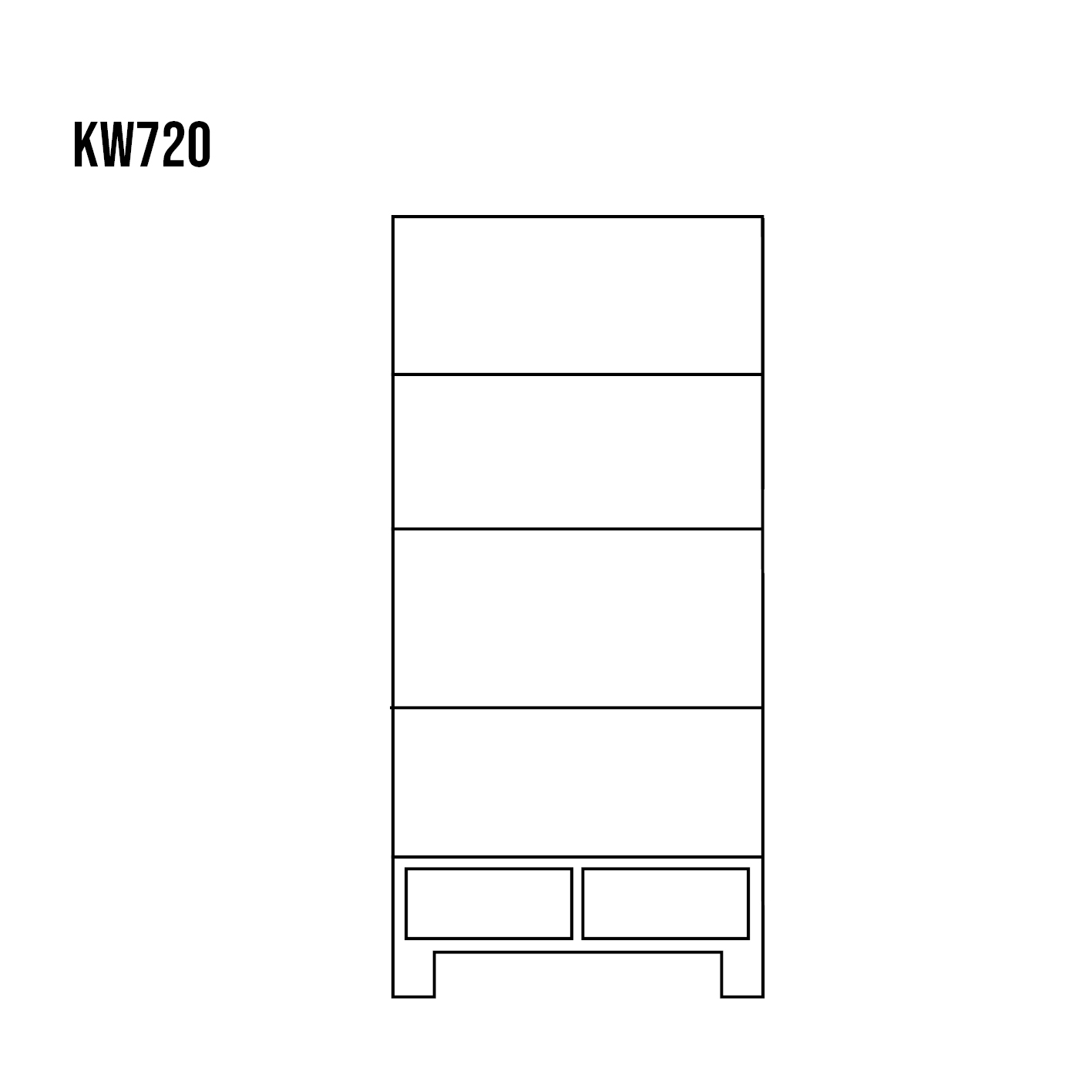Drewmax KW720 dřevěná vitrína masiv borovice rustikal