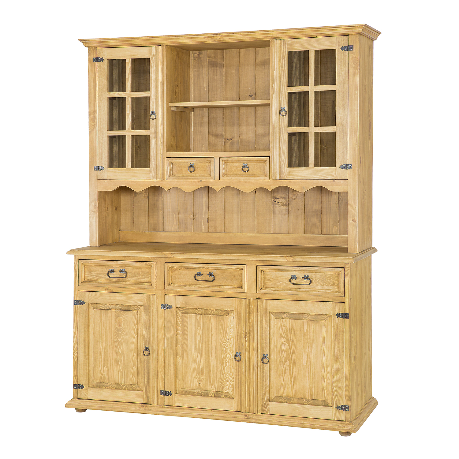 Drewmax KW808 dřevěný kredenc masiv borovice rustikal