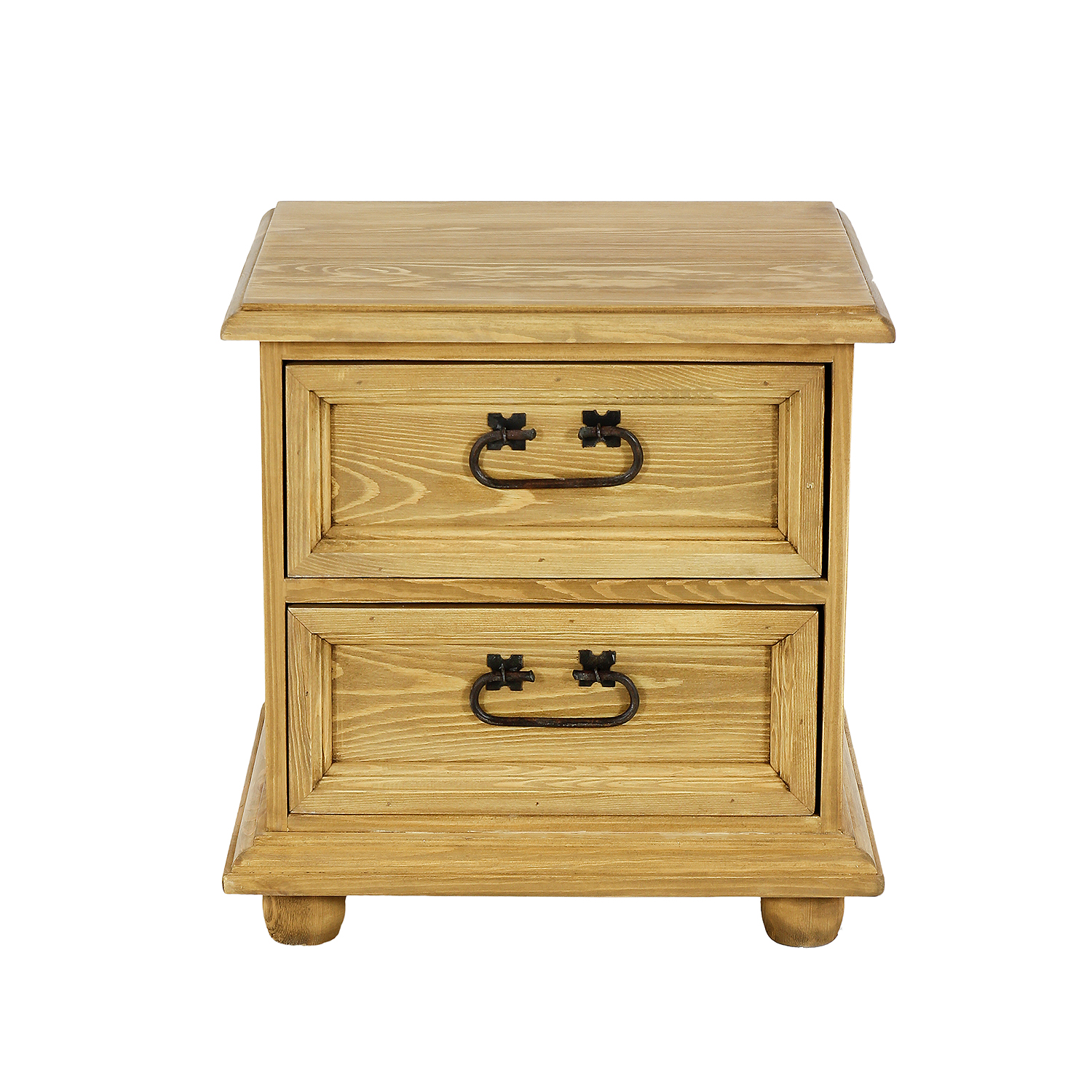 Drewmax SN800 noční stolek masiv borovice rustikal