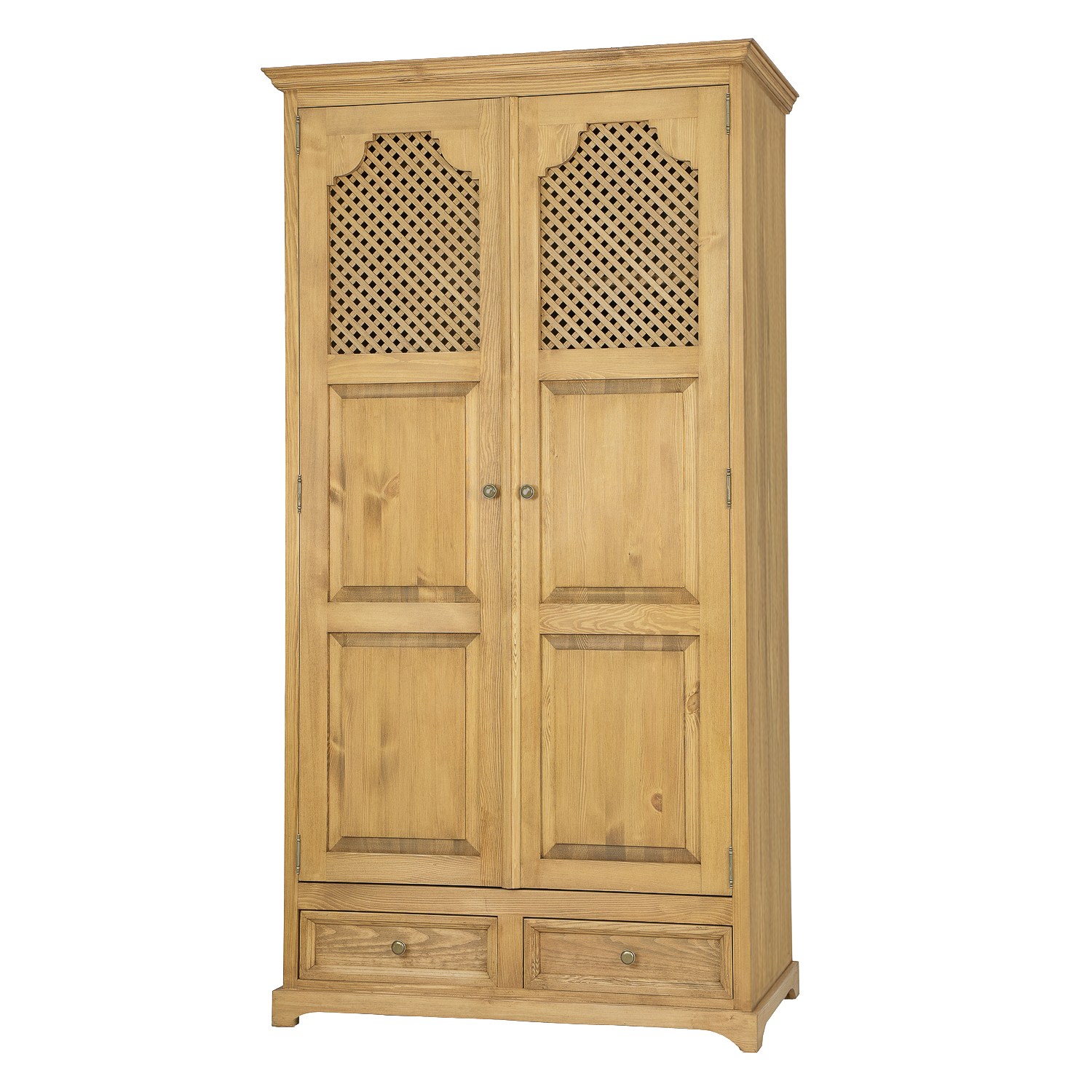 Drewmax SF806 skříň šatní masiv borovice rustikal