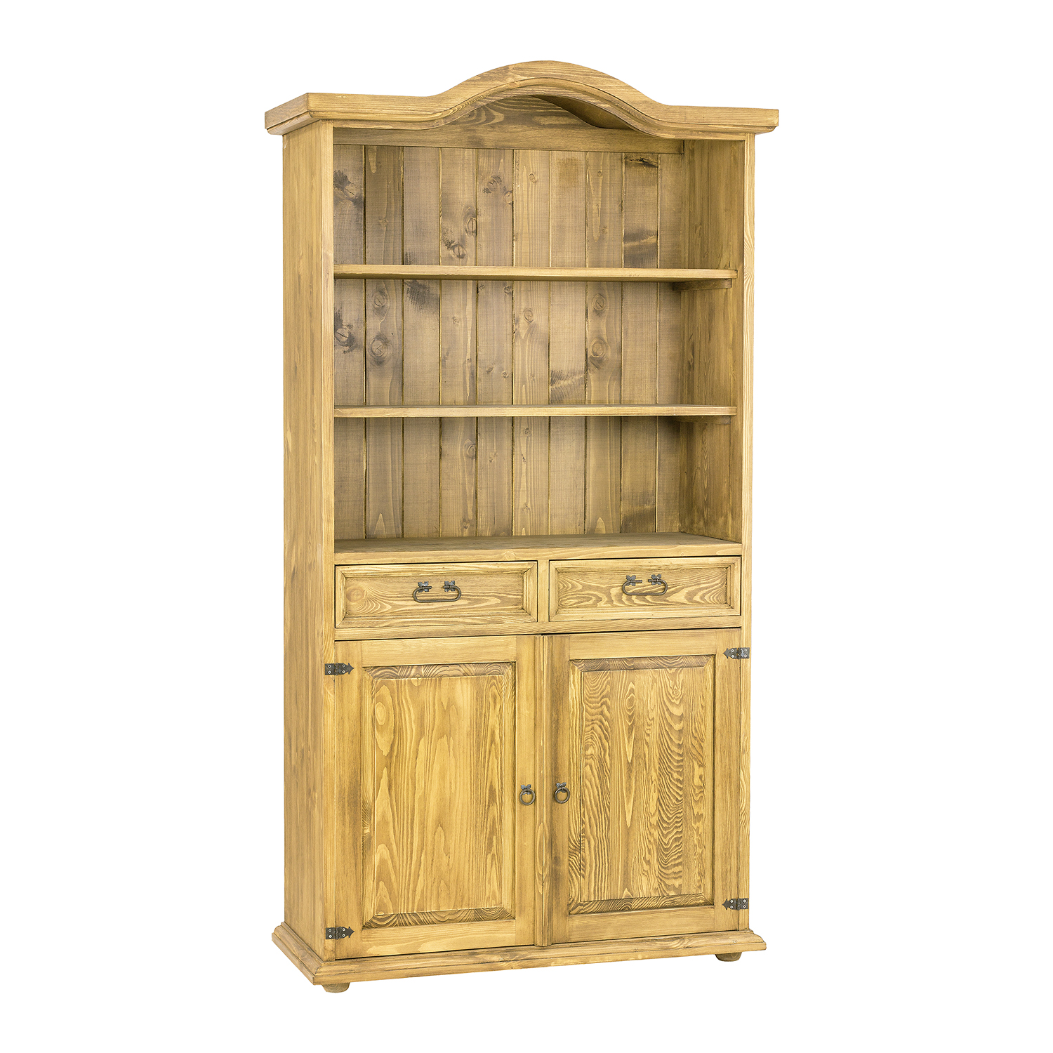 Drewmax RG804 regálová skříň masiv borovice rustikal