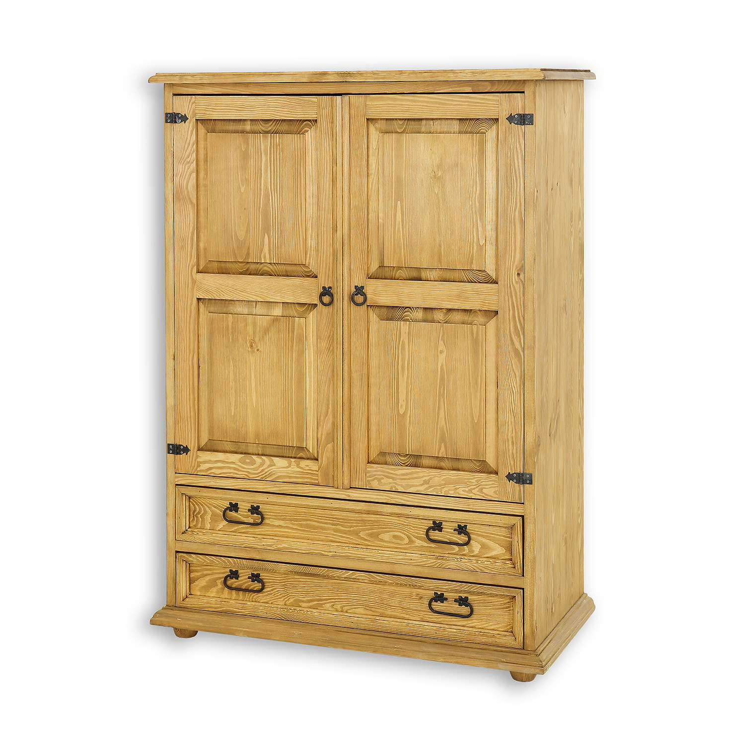 Drewmax KD804 dřevěná komoda masiv borovice rustikal