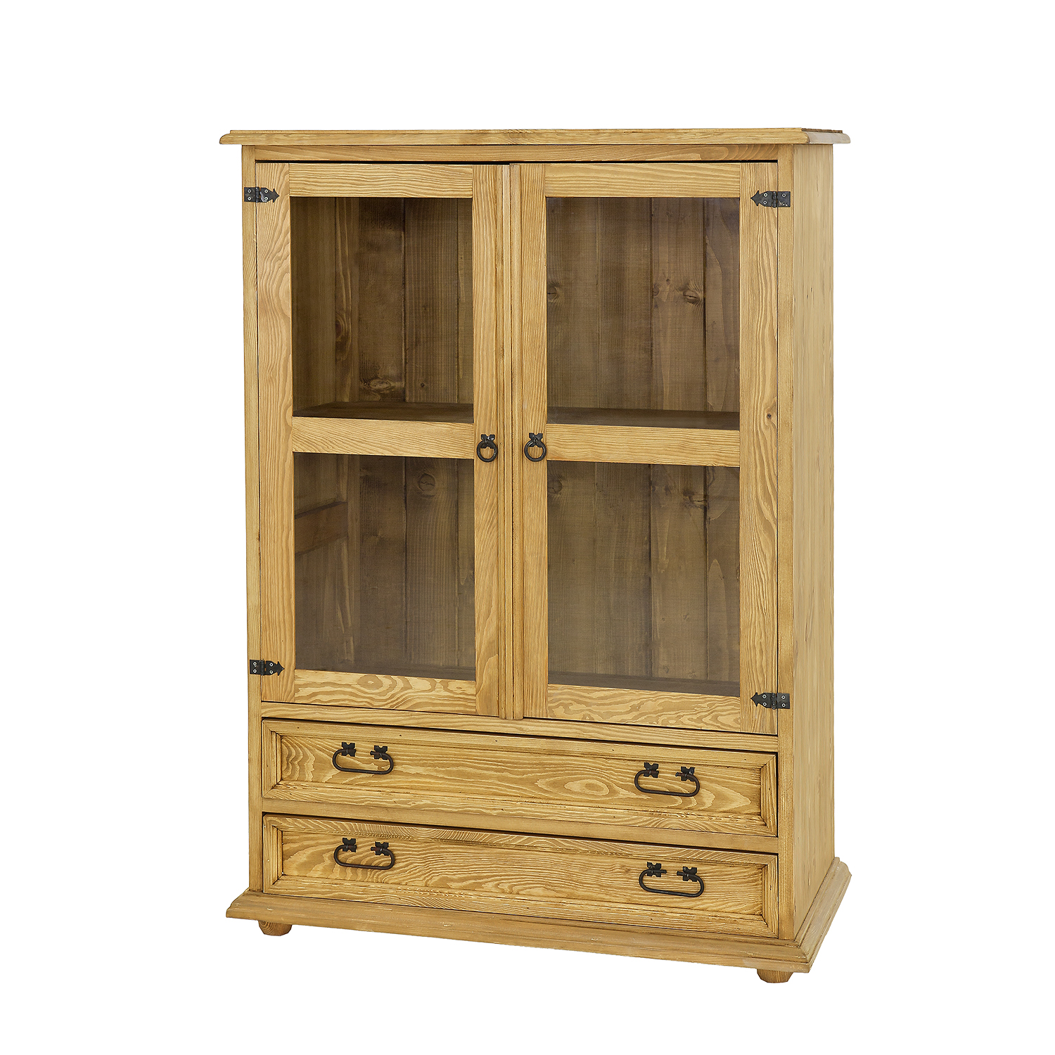 Drewmax KD803 dřevěná komoda masiv borovice rustikal