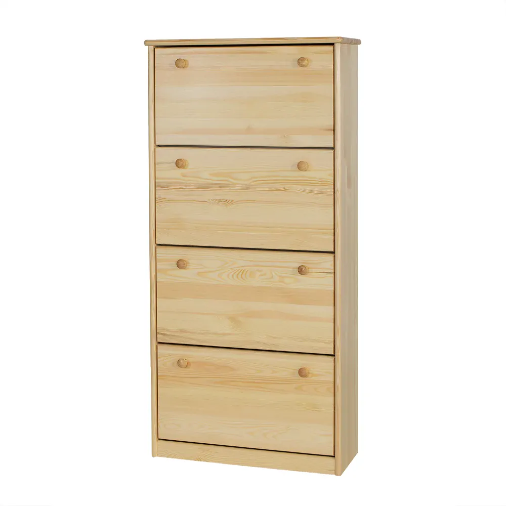 Drewmax SB110 dřevěný botník masiv borovice