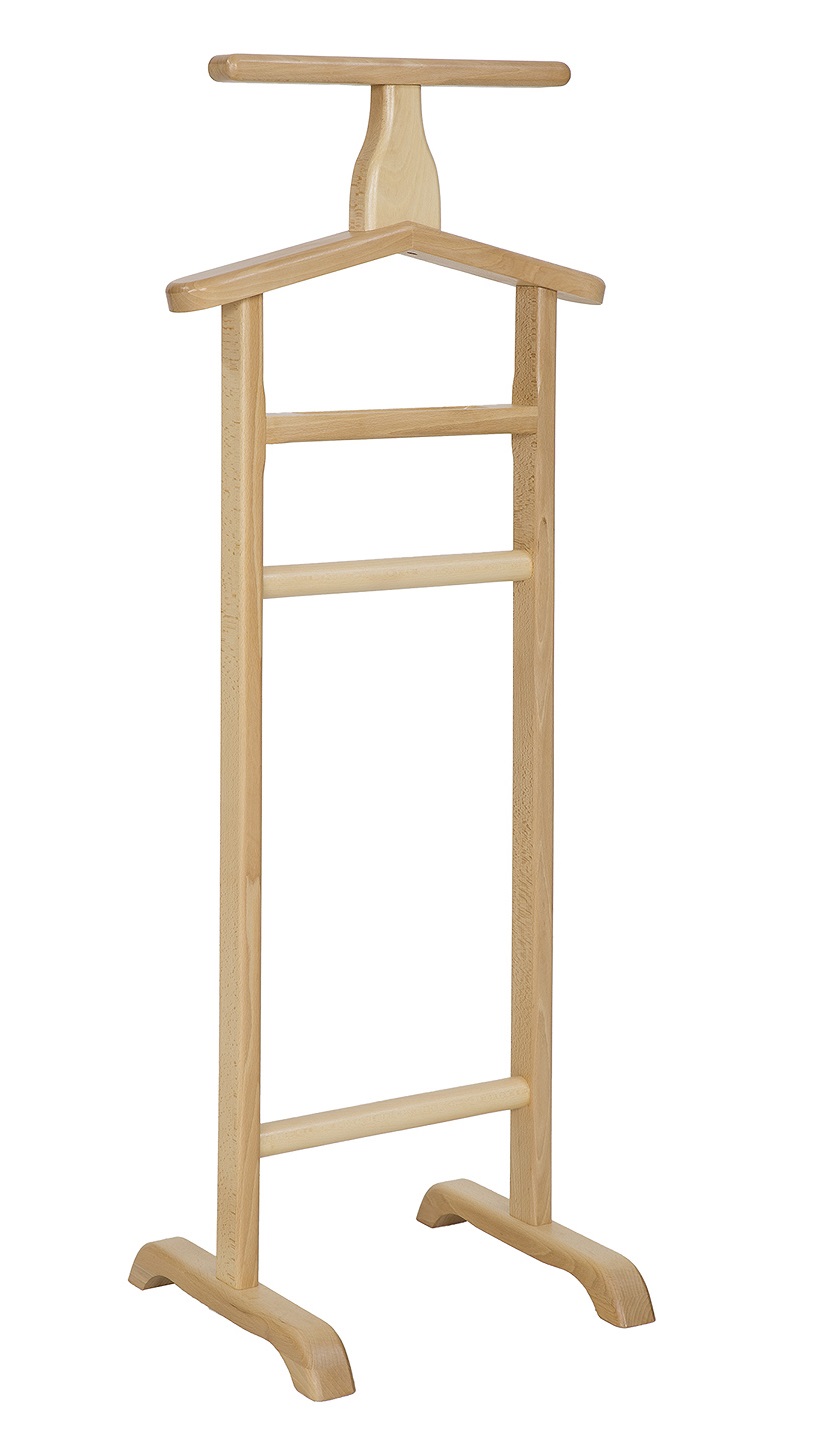 Drewmax GD160 dřevěný věšák masiv buk - němý sluha