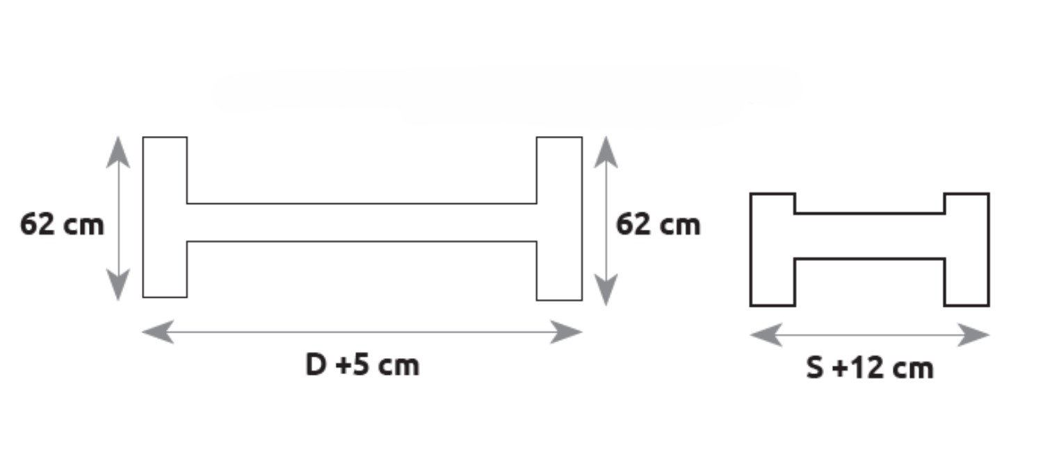 Drewmax LK137 90x200 cm - Dřevěná postel masiv jednolůžko