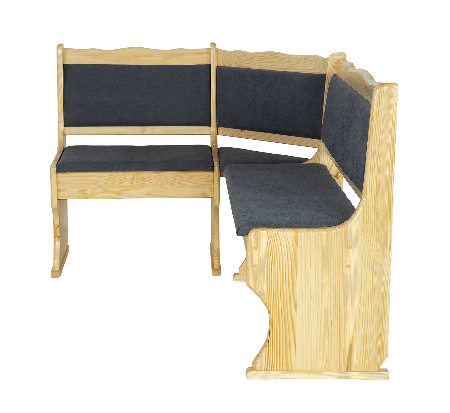 Drewmax NR107 dřevěná rohová lavice masiv borovice