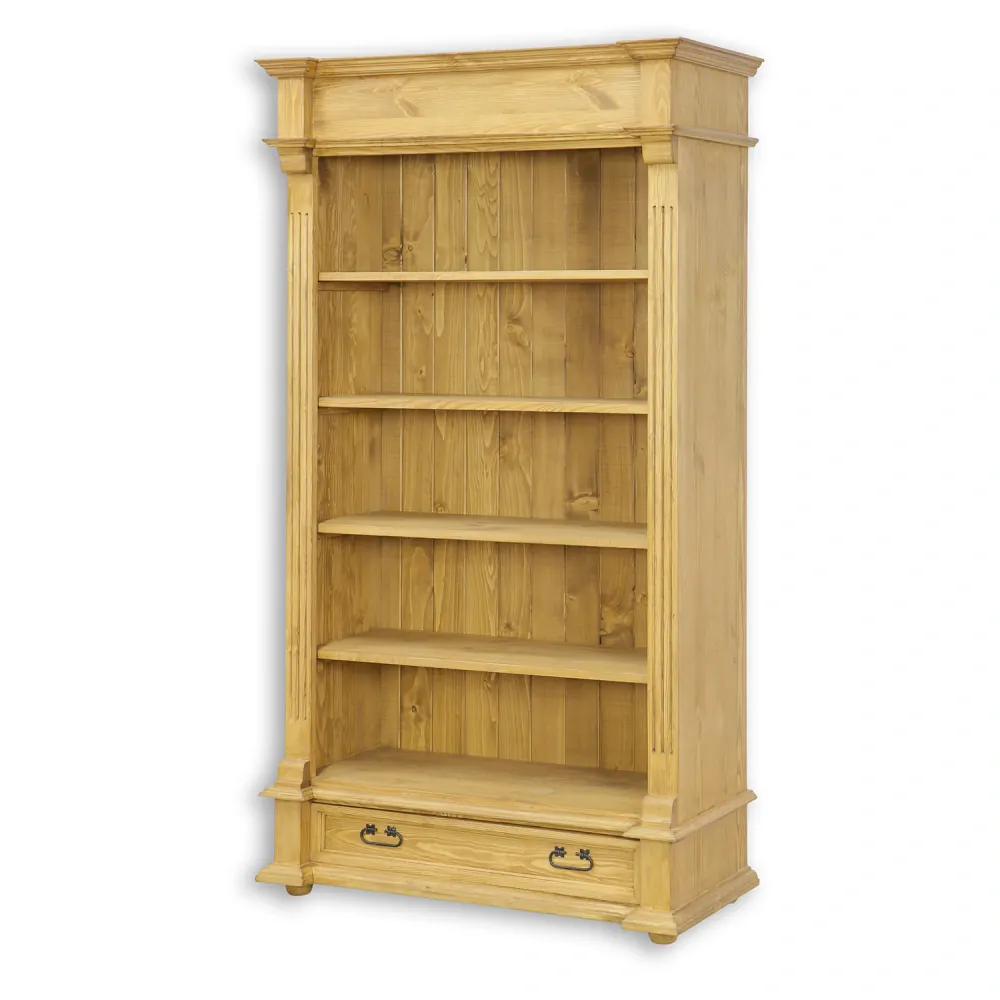 Drewmax RG705 regálová skříň masiv borovice rustikal