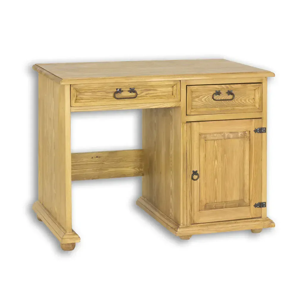 Drewmax BR701 psací stůl masiv borovice rustikal