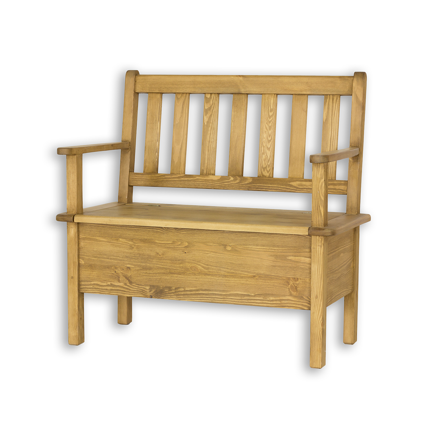 Drewmax NR701 lavice 120x53 cm masiv borovice rustikal