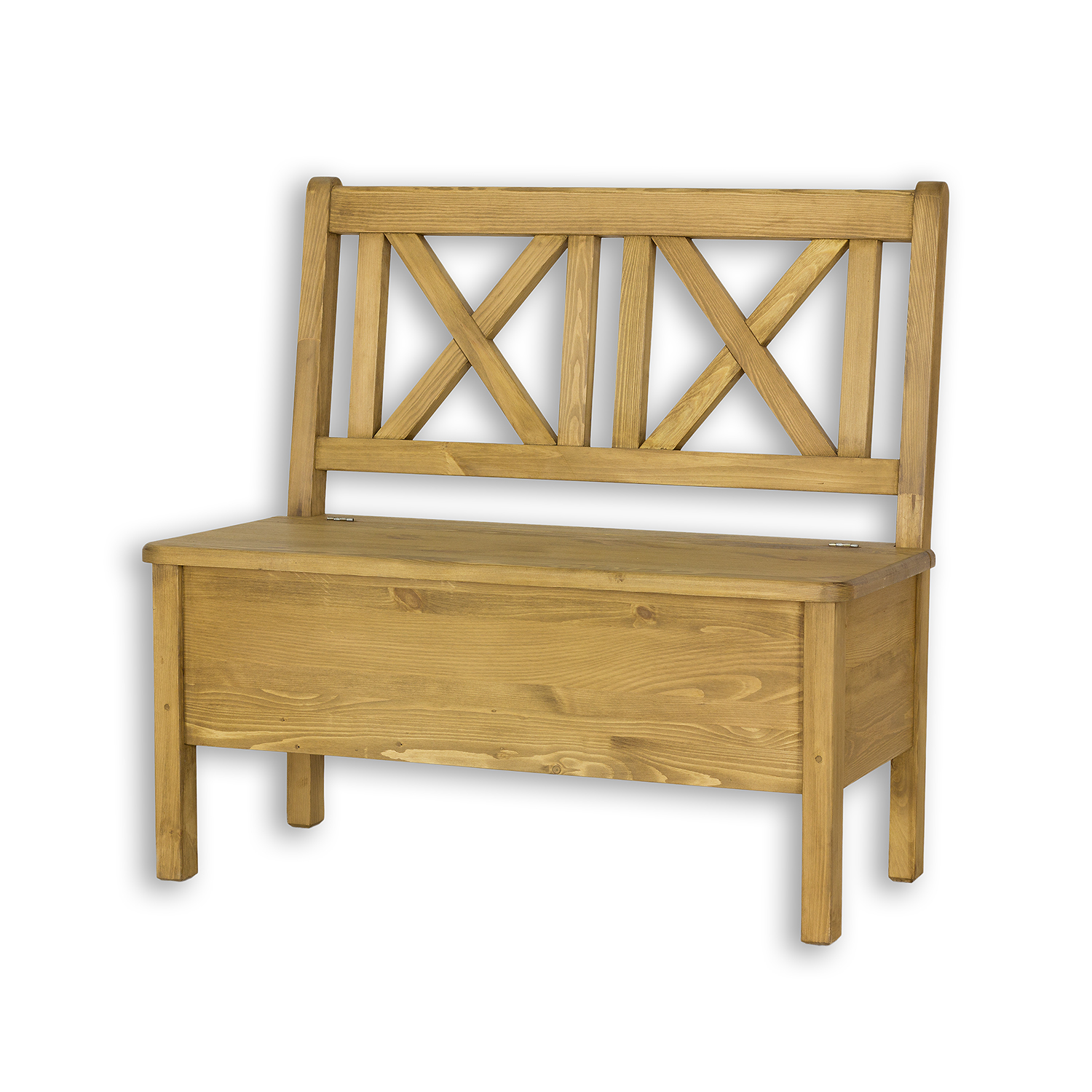 Drewmax NR702 lavice 100x53 cm masiv borovice rustikal