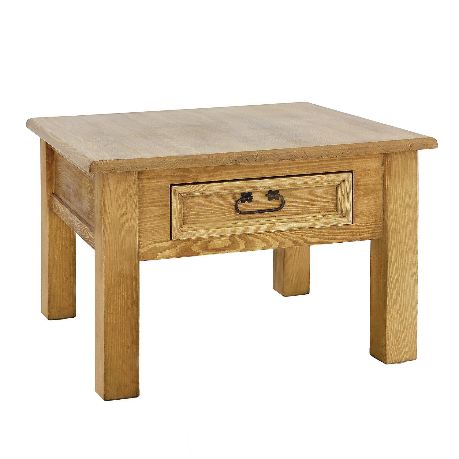 Drewmax ST706 75x75 odkládací stolek masiv borovice rustikal