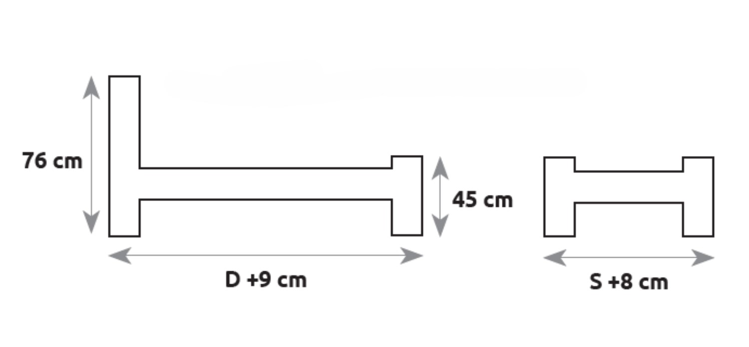 Drewmax LK104 - Dřevěná postel masiv dvojlůžko 140 cm
