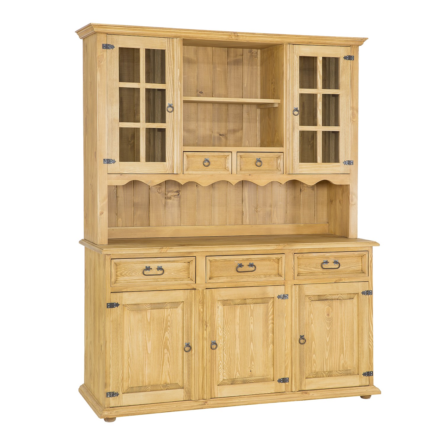 Drewmax KW808 dřevěný kredenc masiv borovice rustikal